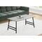 Monarch Specialties Coffee Table, Accent, Cocktail, Rectangular, Living Room, 40 in.L, Grey Laminate, Black Metal I 3791 - alternate 4
